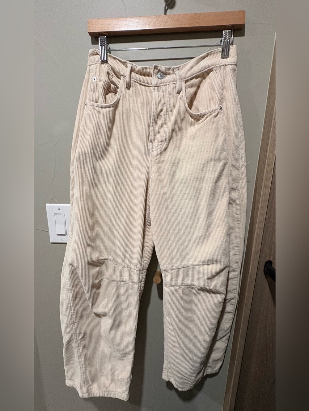 We The Free Button Fly Barrel light weight Cords